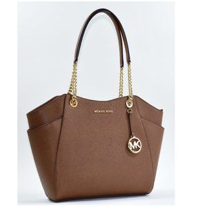 MK Jetset Travel Large Chain Shoulder Tote